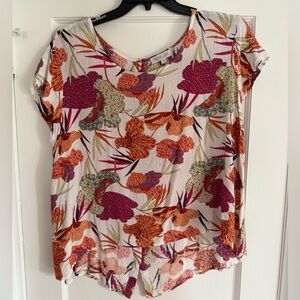 Rachel Zoe Multicolor Floral Blouse